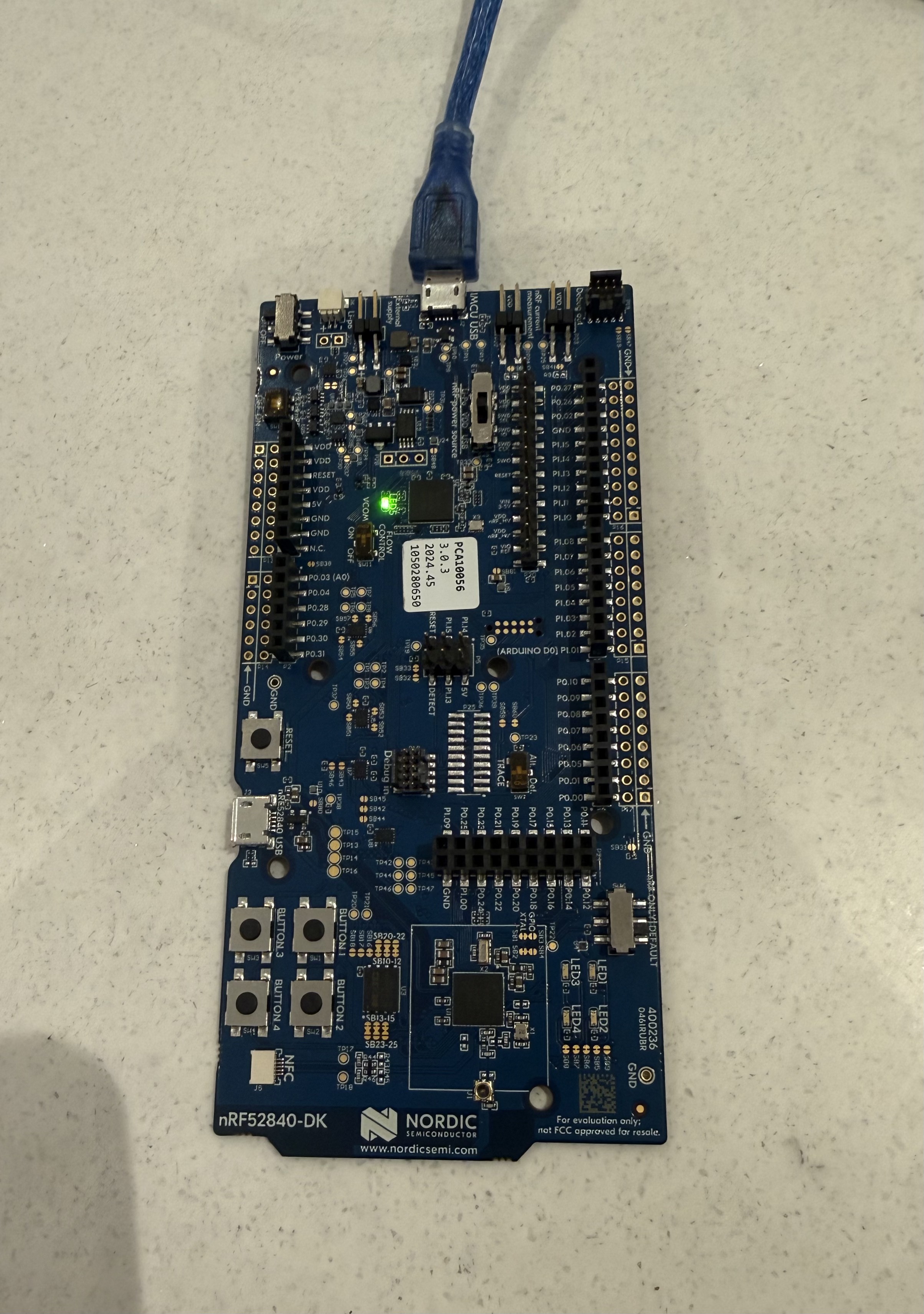 Zephyr Powered BLE Beacon (NRF52840 DK) image 1